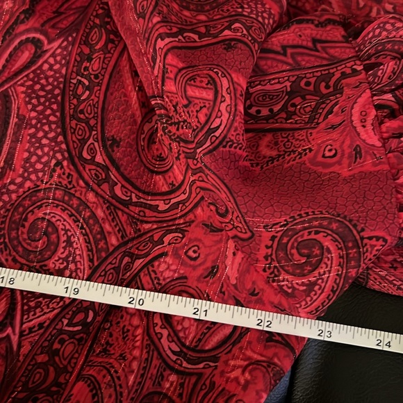 Tommy Hilfiger metallic thread paisley maxi dress - Picture 9 of 9